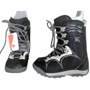 NEW $279 Burton Sapphire Snowboard Boots! Size 7 Euro 38  Black Traditional Lace